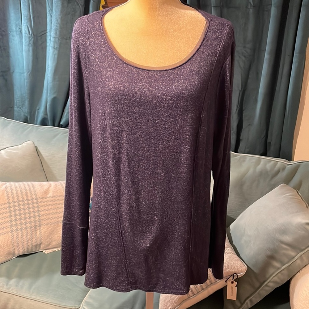 Simply Vera Wang beautiful soft navy tunic size xl